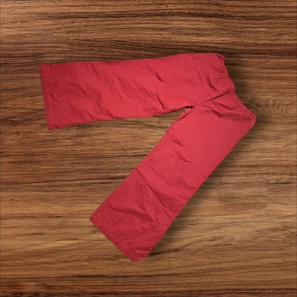 Cali 1850 Muted Red Track Pants with White Stripes NWT - Picture 4 of 8